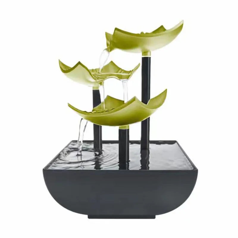 Tabletop Water Fountain-Zen Indoor Decor for Office & Home