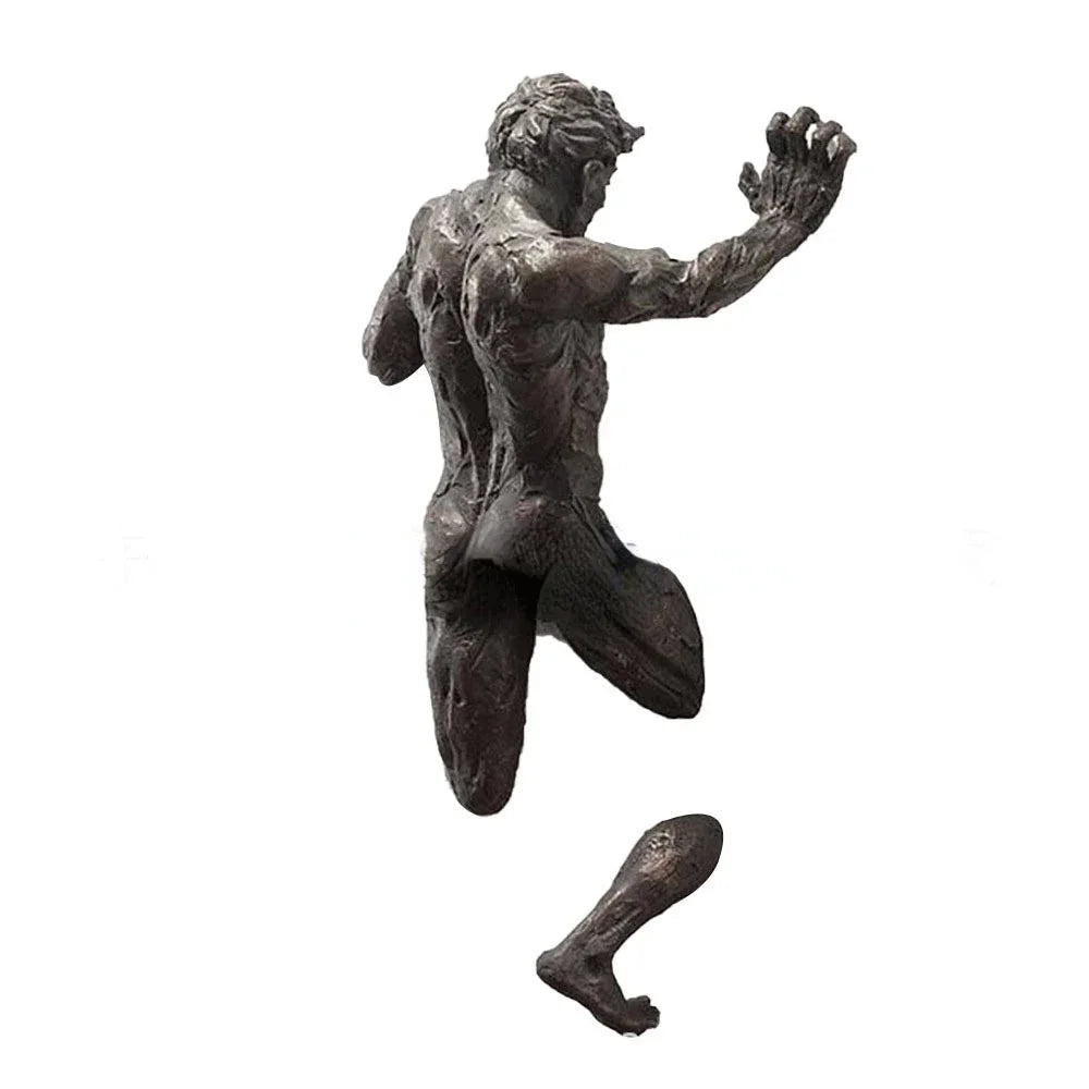 Handcrafted Wall Man Sculpture – Bold & Artistic Wall Decor for Modern Homes
