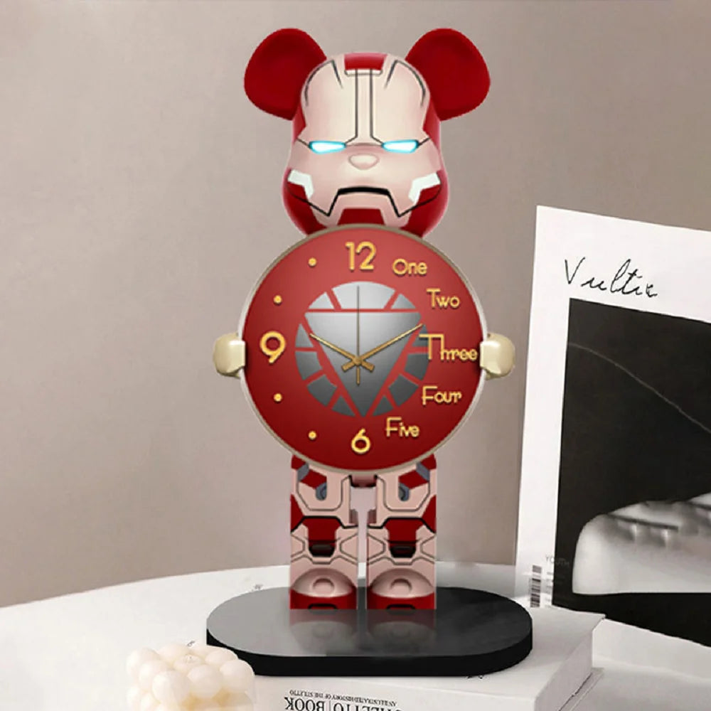 Cartoon Character Modern Alarm Clock – Cute Decorative Clock for Kids Room & Study