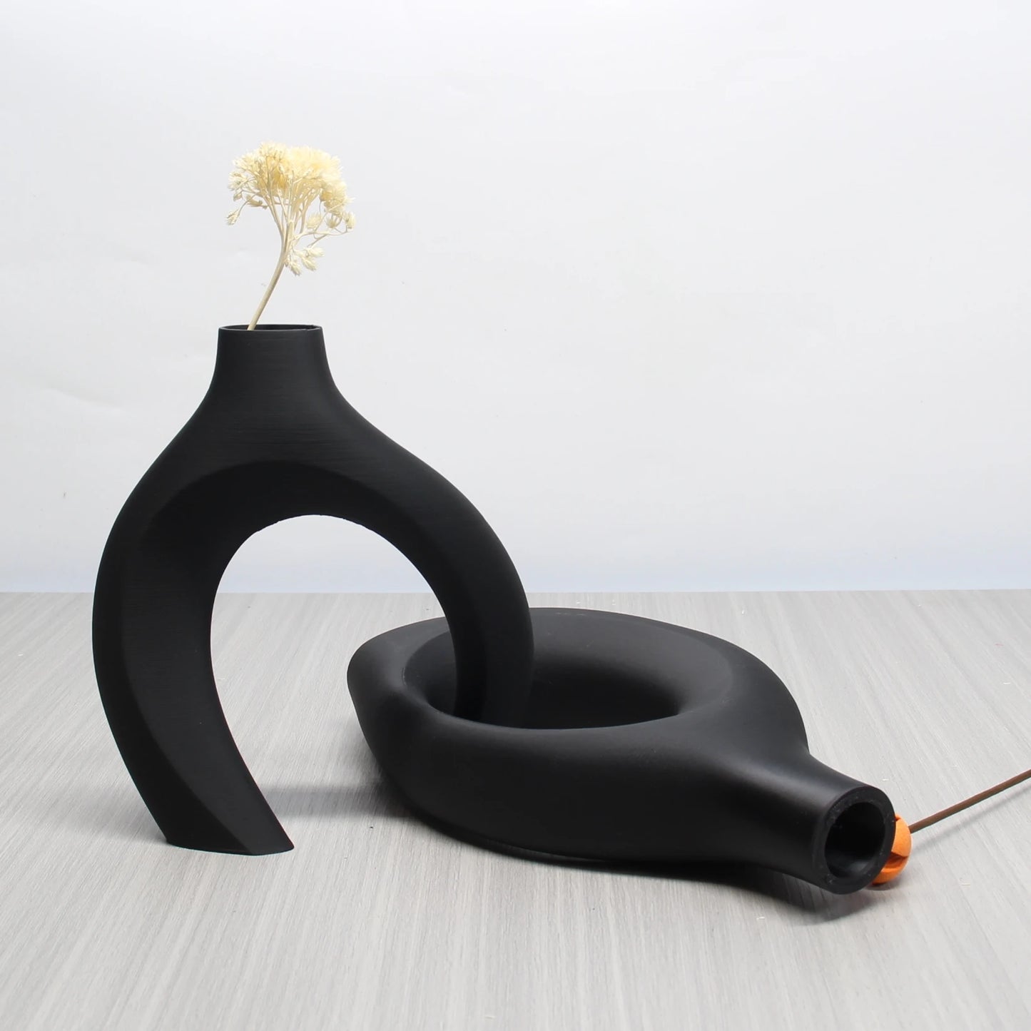 Bohemian Style Ceramic Art Vases – Elegant Decorative Vase Set for Home & Office